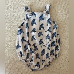 Kate Quinn Organic Cotton Blue Parrot Bubble